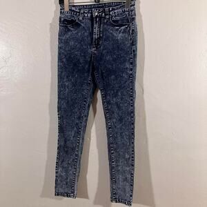 Iris Jeans Stone Washed High Waist Skinny Jeans